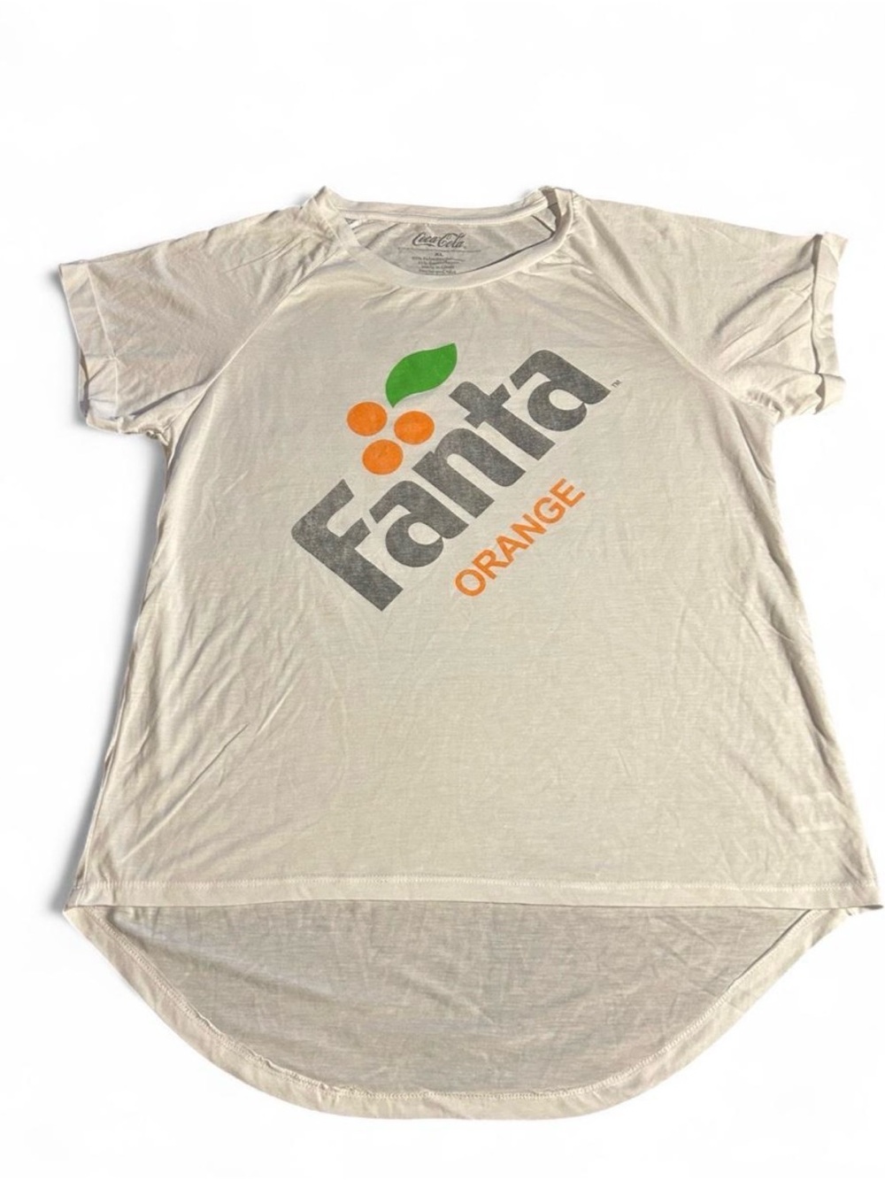 Fanta orange white t-shirt Size XL